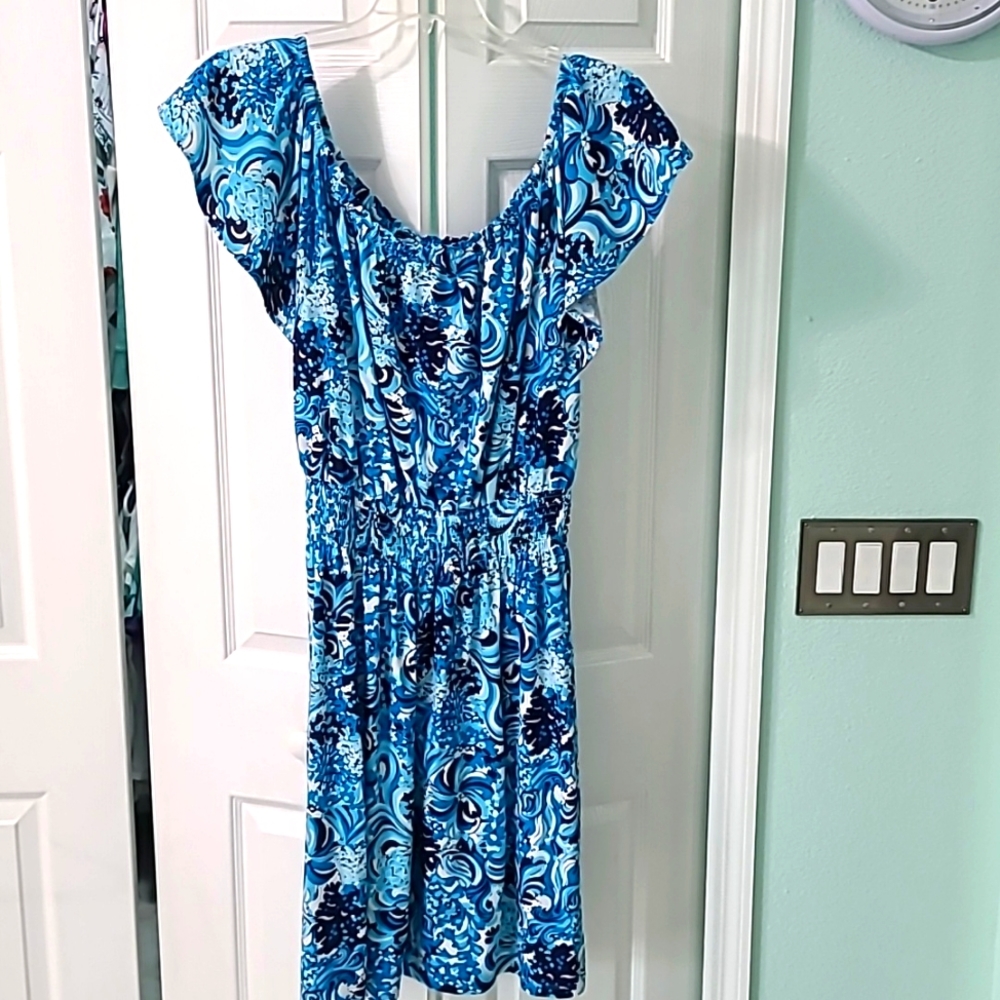 Lilly Pullitzer size L blue dress